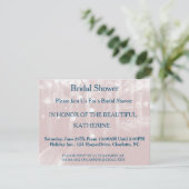 Imitate Blue Glittering Fab Confetti Glitzern Dots Einladung (Stehend Vorderseite)