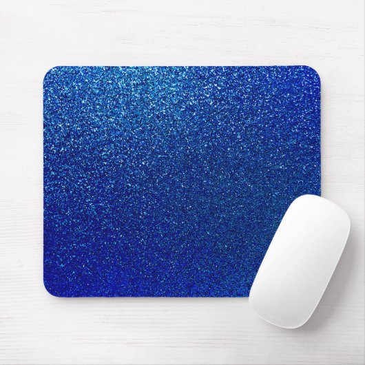 Imitate Blue Glitzer Hintergrund Sparkle Textur Mousepad (Mit Mouse)