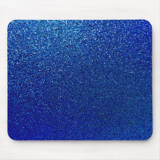 Imitate Blue Glitzer Hintergrund Sparkle Textur Mousepad (Vorne)