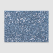 Imitate Blue Glitzer Texture Look-like Graphic Seidenpapier (Vorderseite)