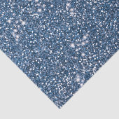 Imitate Blue Glitzer Texture Look-like Graphic Seidenpapier (Ausschnitt)