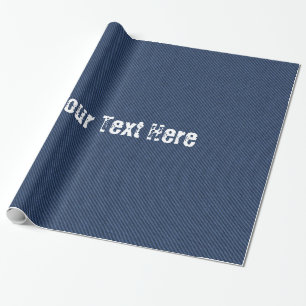 Imitate Blue Jeans bestreiten benutzerdefiniertes  Geschenkpapier
