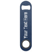 Imitate Blue Jeans Denim Bar Key mit benutzerdefin (Rückseite)