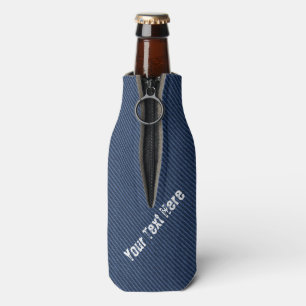 Imitate Blue Jeans Fabric Flasche Cooler - Benutze Flaschenkühler