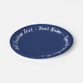 Imitate Blue Jeans Paper-Teller mit benutzerdefini Pappteller (Schrägansicht)