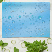 Imitate Blue Water Blubbles Küchentuch (Gefaltet)