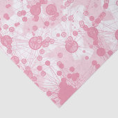 Imitate - Blumenmuster-Gewebe - Hübsch rosa Seidenpapier (Ausschnitt)