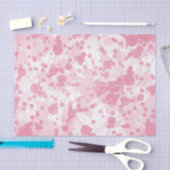 Imitate - Blumenmuster-Gewebe - Hübsch rosa Seidenpapier (Handwerk)