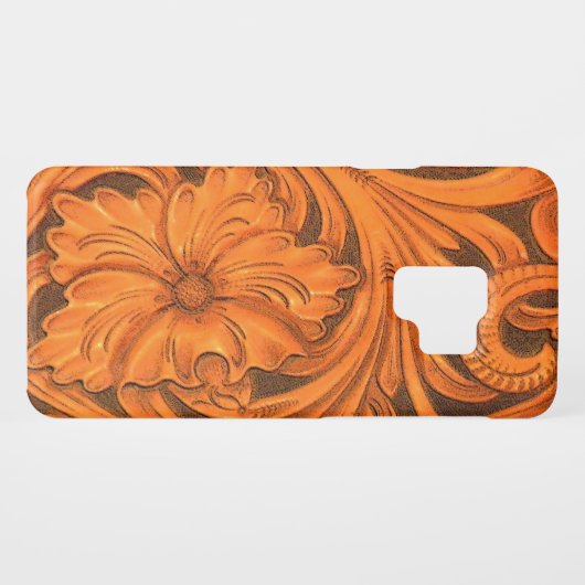 Imitate Blumenzange Ledersattel Case-Mate Samsung Galaxy Hülle (Rückseite (Horizontal))