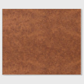 Imitate Bright Brown Leather Geschenkpapier (Flach)