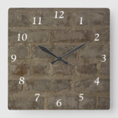 Imitate Brillenwand Quadratische Wanduhr (Vorderseite)