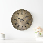 Imitate Bronze-Metallwanduhr Große Wanduhr (Zuhause)