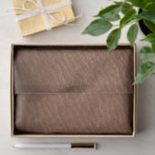 Imitate Brown Alligator Leather Print Seidenpapier (Geschenk)