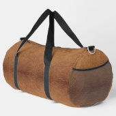 Imitate Brown Leather Duffle Bag (Rechte Ecke)