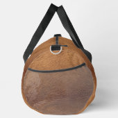 Imitate Brown Leather Duffle Bag (Rechts)