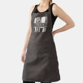 Imitate Brown Leather Koch Grill Grill Smoking Schürze (InSitu)