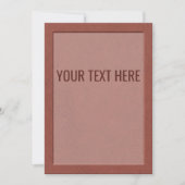 Imitate Brown Leather Textur Ankündigung (Vorderseite)