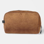 Imitate Brown Leather Waschbeutel (Vorderseite)