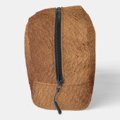 Imitate Brown Leather Waschbeutel (Rechts)