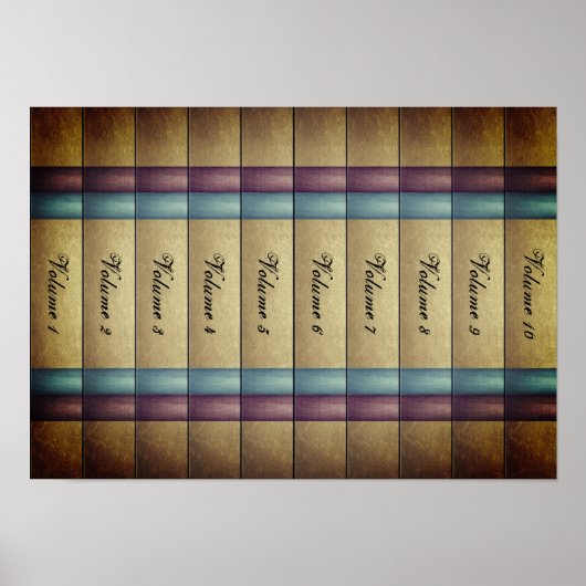 Imitate Buchstäbchen Poster (Vorne)