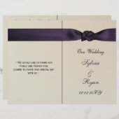 IMITATE bugen Amethyst lila Hochzeitsfeiern (Vorne/Hinten)