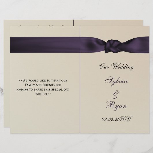 IMITATE bugen Amethyst lila Hochzeitsfeiern (Vorne/Hinten)