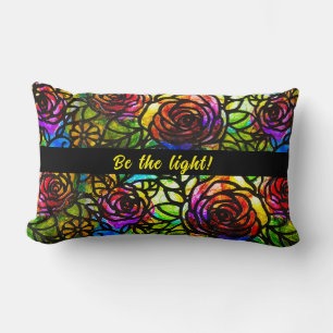 Imitate Buntglas individuell anpassbar, reversibel Lendenkissen