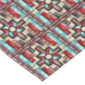 Imitate Buntglas Südwesten Muster Tischdecken (Schrägansicht)