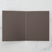 Imitate Burlap Kariert Design- Country Taupe Set Karte (Innenseite)