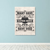 Imitate Burlap Leinwanddruck (Insitu (Holzboden))