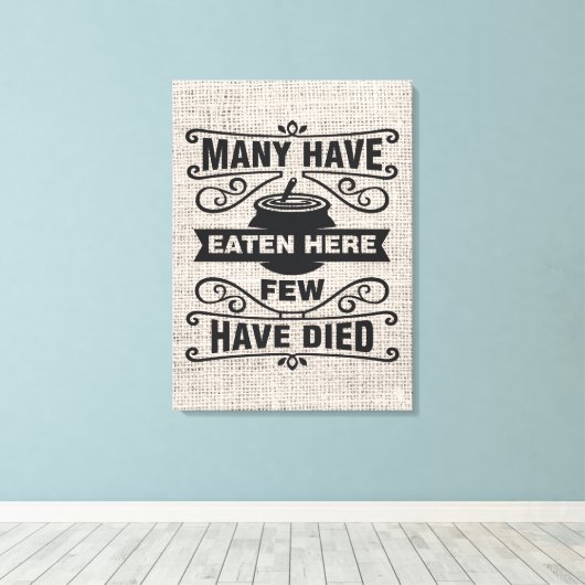 Imitate Burlap Leinwanddruck (Insitu (Holzboden))