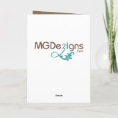 IMITATE Burlap, Marineblau und Weiß Spitze Danke (Rückseite)