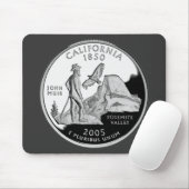 Imitate California Staat Quarter Yosemite Valle Mu Mousepad (Mit Mouse)