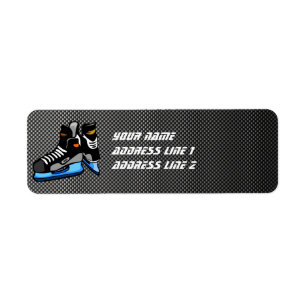 Imitate Carbon Fiber Hockey-Skate