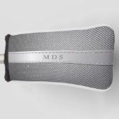 Imitate Carbon Fibre Monogram Golf Putter Kopfbede Headcover (Vorderseite)