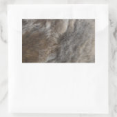 Imitate Cat Fur Look Rechteckiger Aufkleber (Tasche)