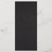 Imitate Chalkboard hängende Lanterns Rustikales Me Menükarte (Rückseite)