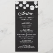 Imitate Chalkboard hängende Lanterns Rustikales Me Menükarte (Vorderseite)