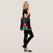 Imitate Chalkboard Lehrerin Tote Tasche mit Zitat (Am Model)