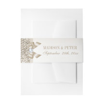 Imitate Champagne Sequins Bow Wedding