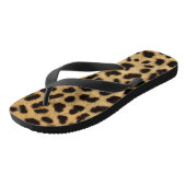 Imitate Cheetah Skin Flip Flops Badesandalen (Schrägansicht)