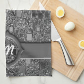 Imitate Chrome Mini Box Hintergrund Handtuch (Viertel Falte)