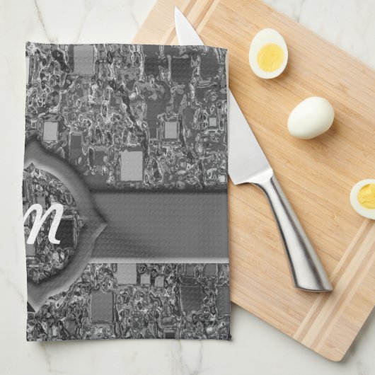 Imitate Chrome Mini Box Hintergrund Handtuch (Viertel Falte)