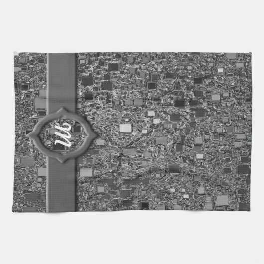 Imitate Chrome Mini Box Hintergrund Handtuch (Horizontal)