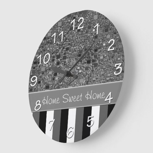 Imitate Chrome Mini Box Hintergrundvorlage Große Wanduhr (Winkel)