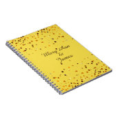 Imitate Confetti Glitzer Notizblock (Rechte Seite)