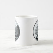Imitate Connecticut Staat Quarter Charterbaum Kaffeetasse (Mittel)