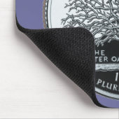Imitate Connecticut Staat Quarter Charterbaum Mousepad (Ecke)
