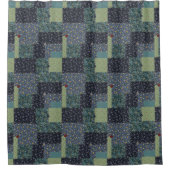Imitate Country Patchwork Quilt Duschvorhang (Vorderseite)