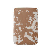 Imitate Cowhide Brown Spots Country Western Badematte (Vorderseite Vertikal)